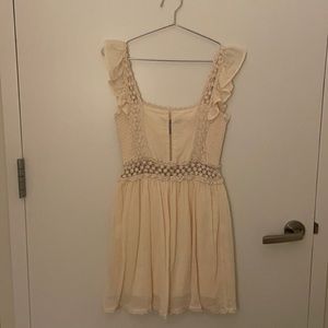 F21 Cream dress